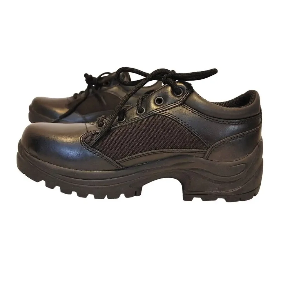 Galls Duty Boot Athletic Oxford Low Top Shoes Leather Black Mens Size US 7M NWT